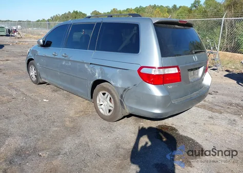 2007 Honda Odyssey Ex-L из США, поврежденный, VIN 5FNRL387X7B044133